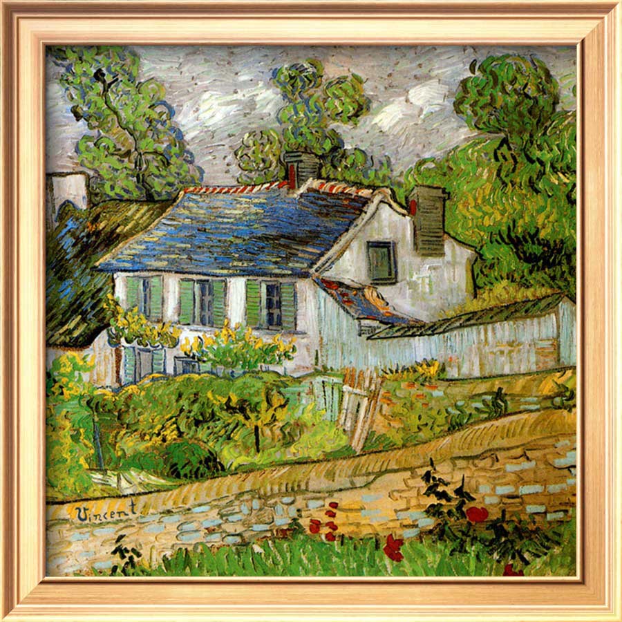 Maison a Auvers - Van Gogh Painting On Canvas